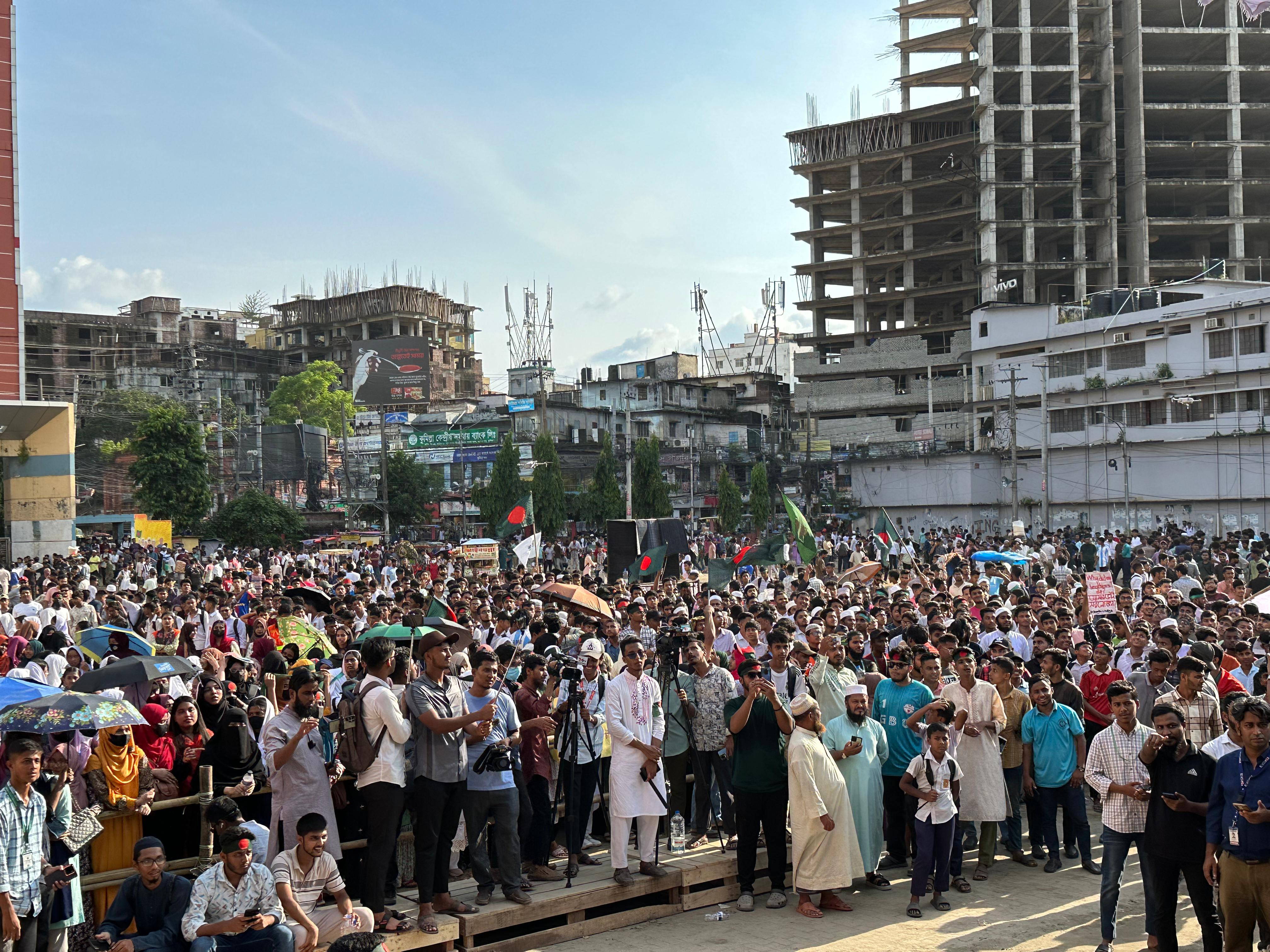 কুমিল্লায় শিক্ষার্থীদের 'মার্চ ফর জাস্টিস' কর্মসূচি